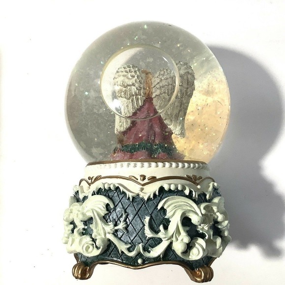 SF Music Box Angel Christmas Plays The First Noel Figurine‎ Box Gift - Picture 5 of 6